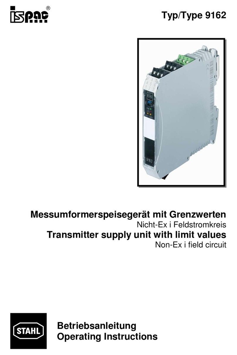 Stahl ISpac 9162 operating instructions