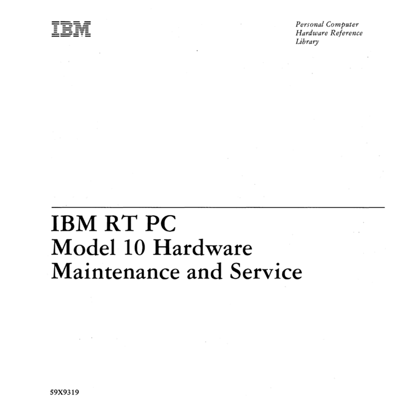 IBM RT PC 10 Owner's manual