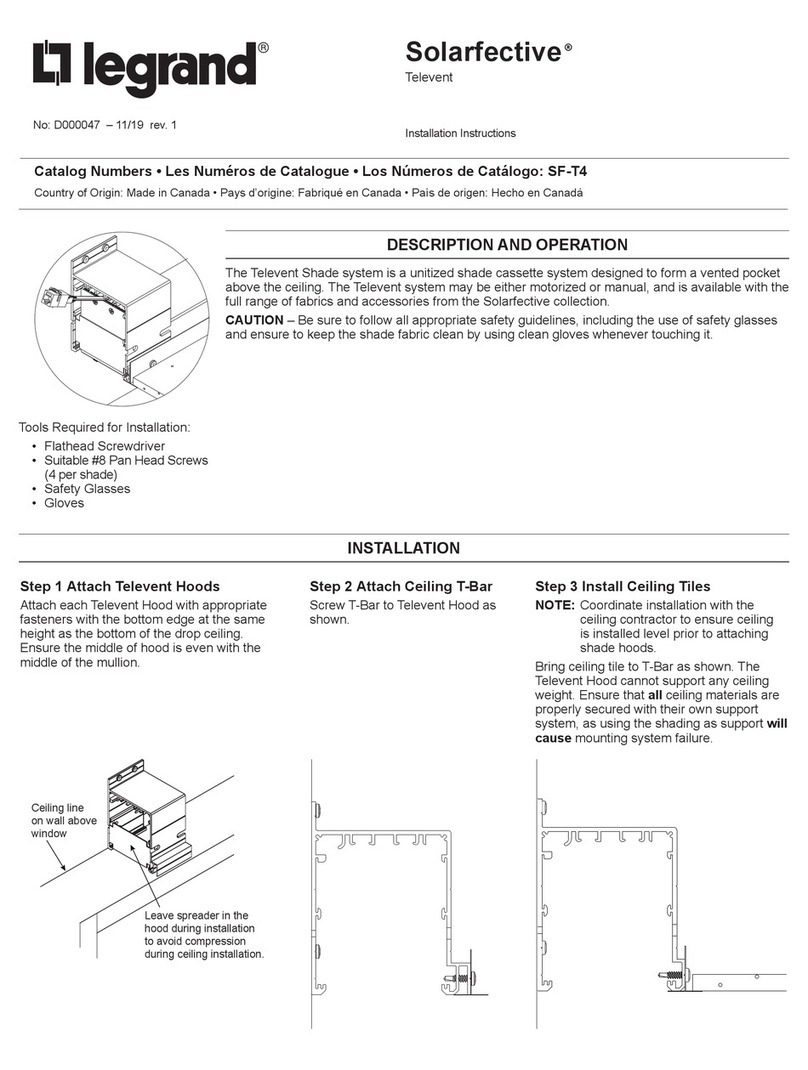 LEGRAND Solarfective SF-T4 installation instructions