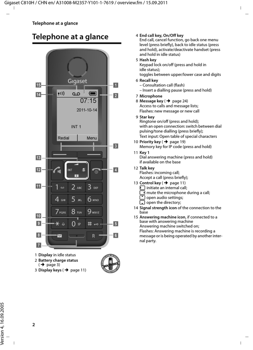 Gigaset C810H User manual