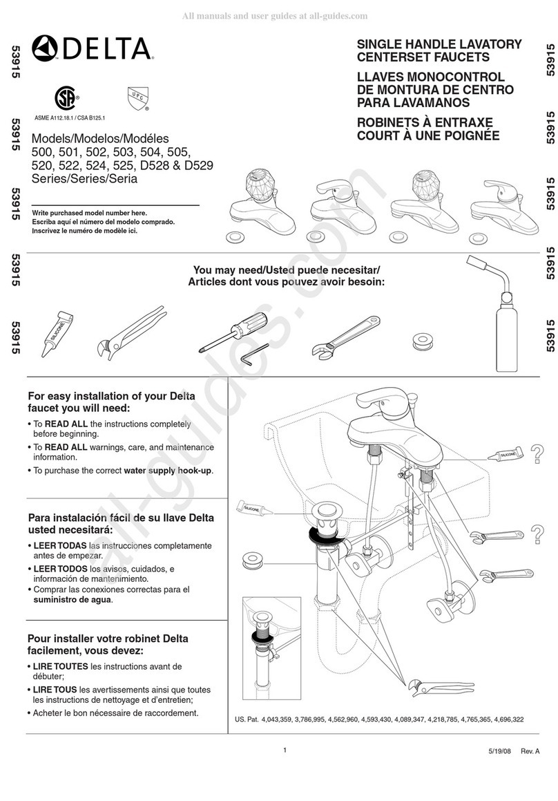 Delta 501 Series User manual