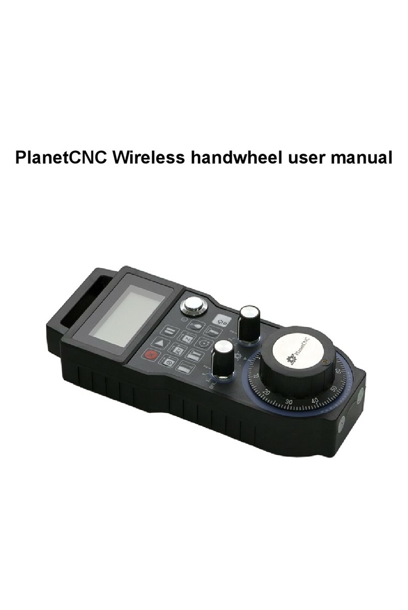 PlanetCNC Wireless handwheel user manual
