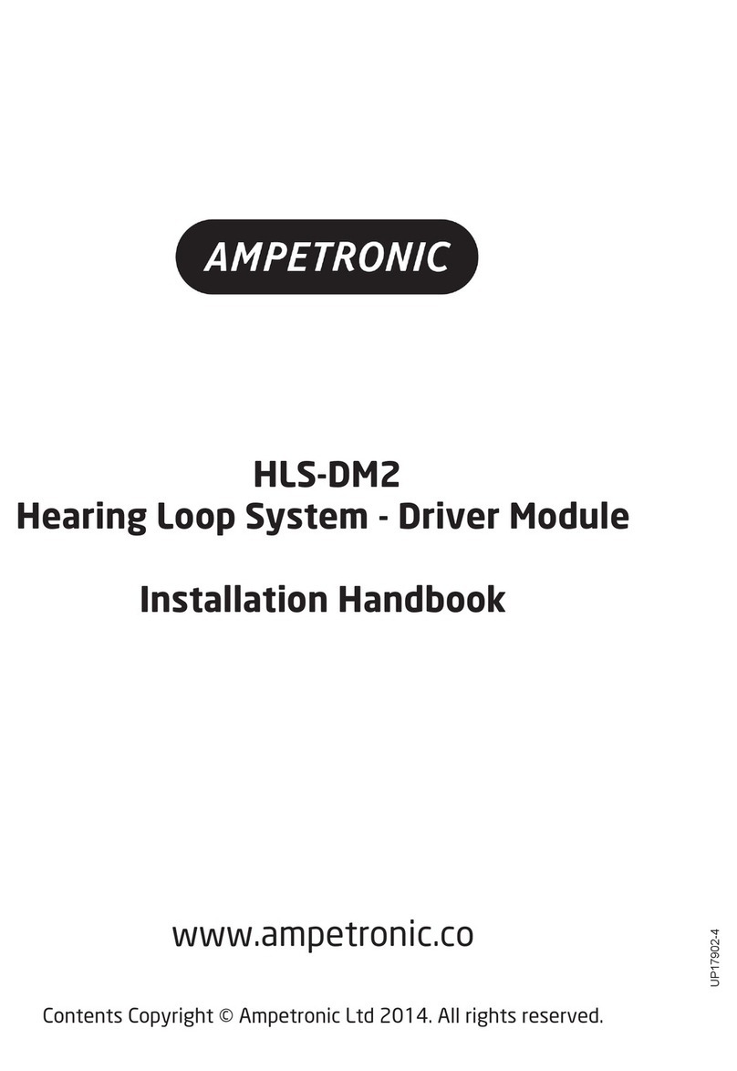 Ampetronic HLS-DM2 Installation handbook