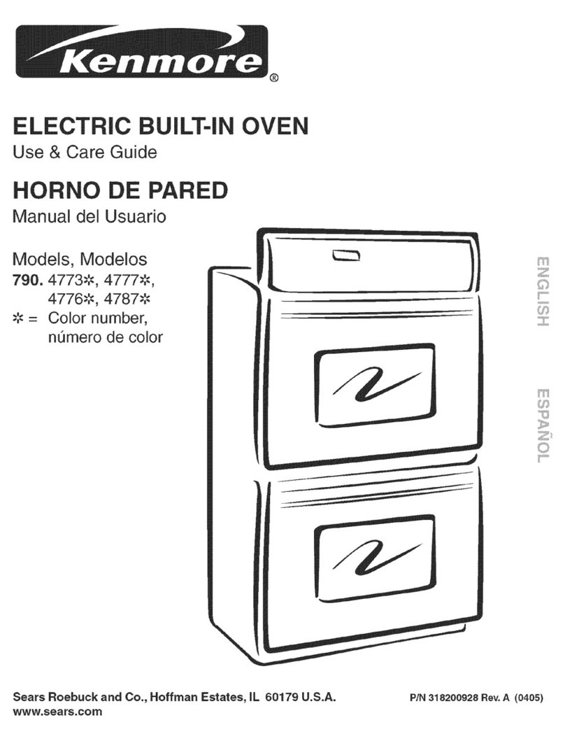 Kenmore 790.4773 Series User manual