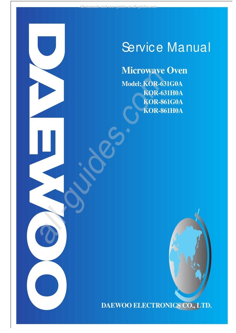 Daewoo KOR-631G0A User manual