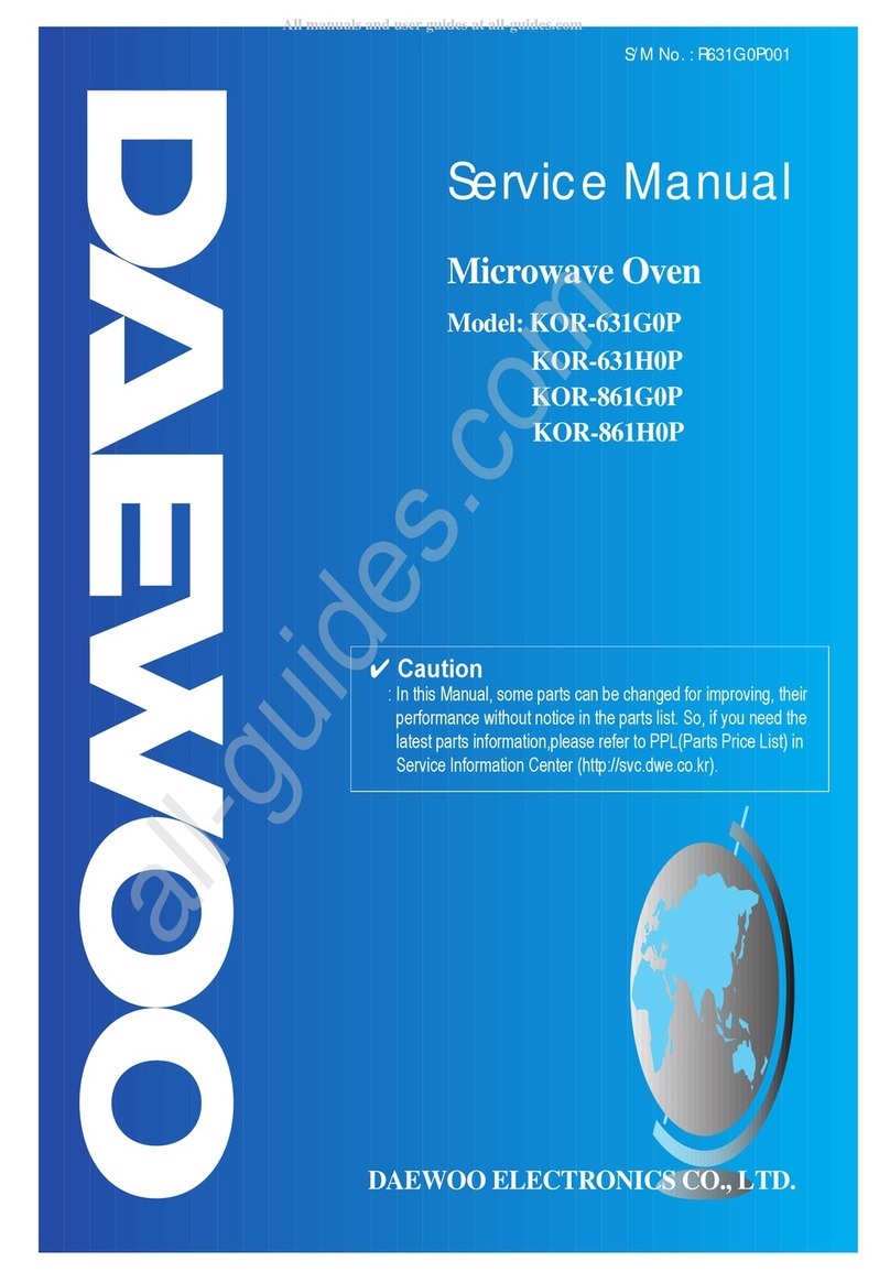 Daewoo KOR-861H0P User manual