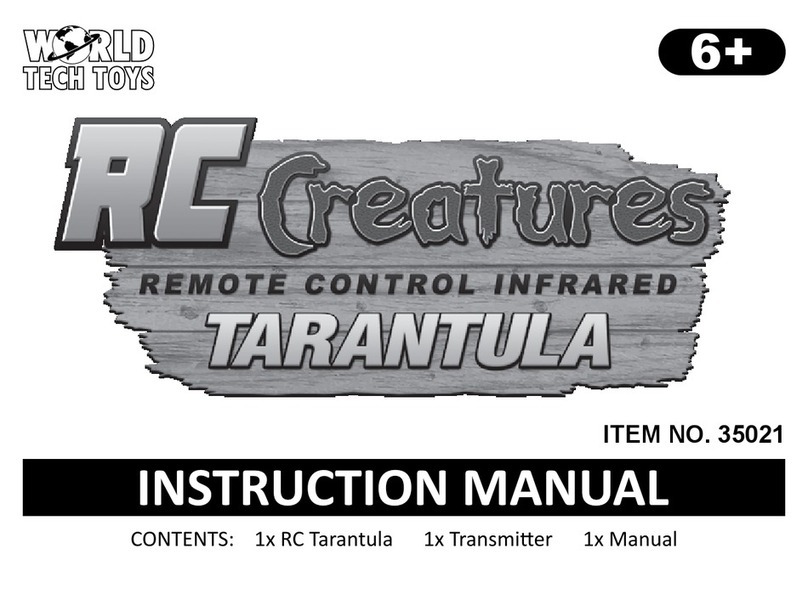 World Tech Toys RC Creatures Remote Control Infrared... instruction manual World Tech Toys RC Creatures Remote Control Infrared... instruction manual