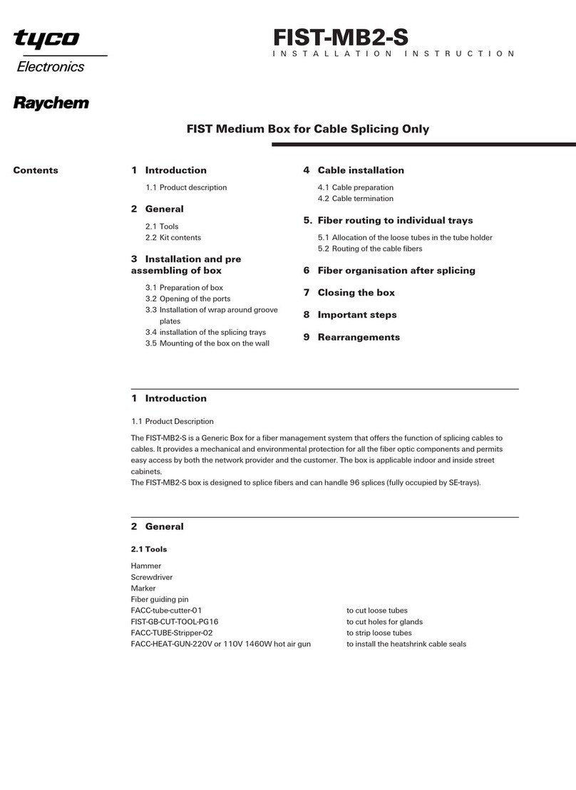 Tyco Electronics Raychem FIST-MB2-S User manual