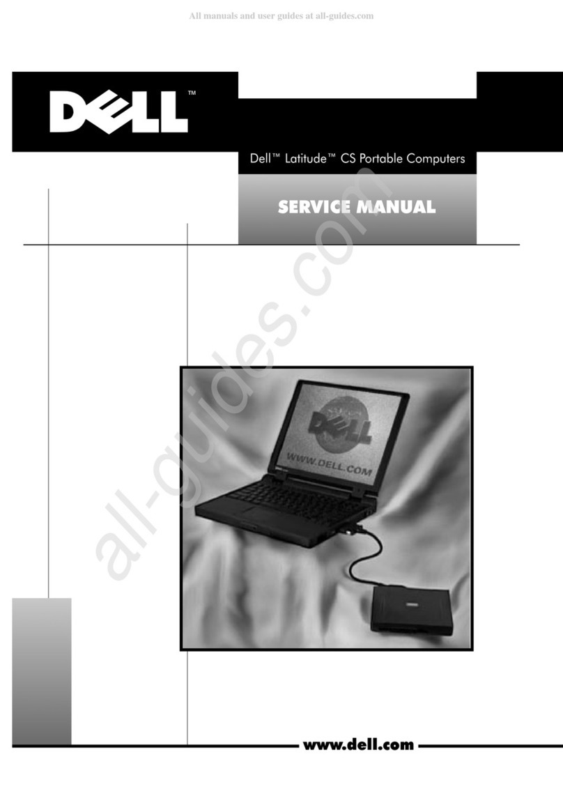 Dell Latitude CS Service manual