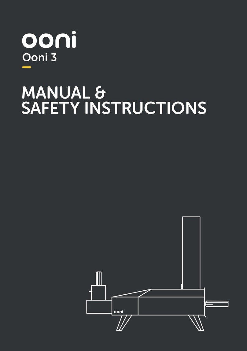 Ooni 3 MANUAL & SAFETY INSTRUCTIONS