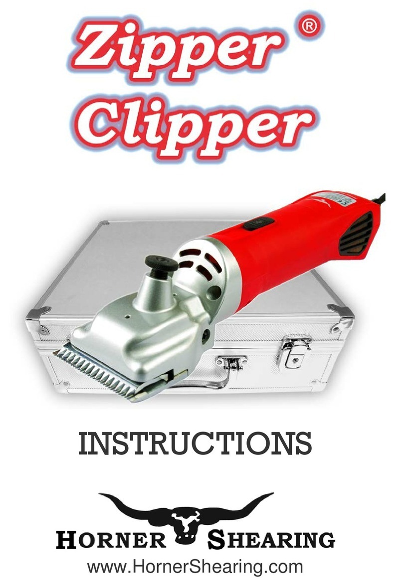 HORNER Shearing Zipper instructions HORNER Shearing Zipper instructions
