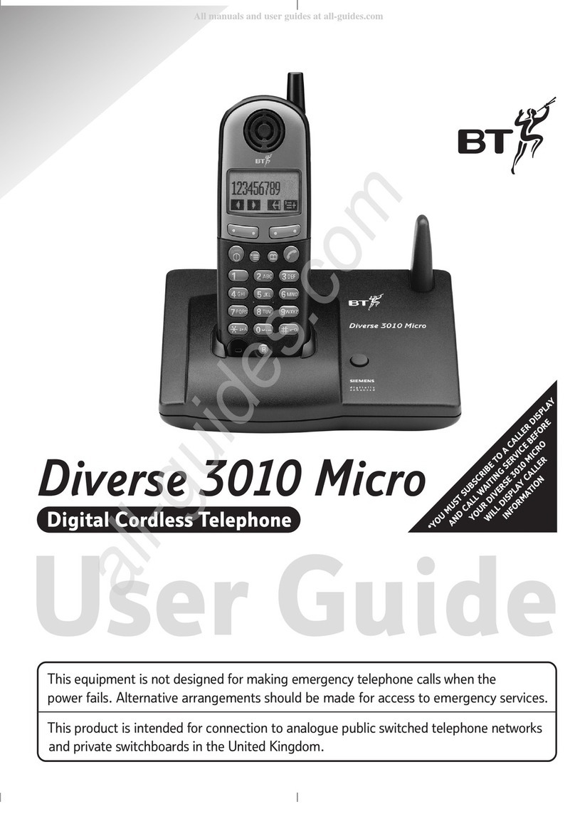 BT DIVERSE 3010 MICRO User manual