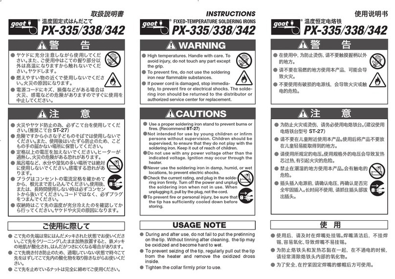 Goot PX-335 instructions
