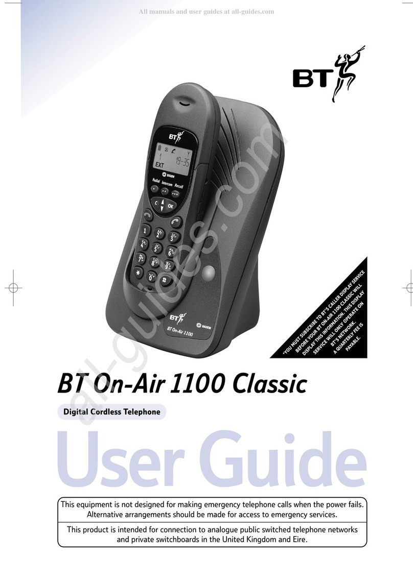 BT ON-AIR 1100 CLASSIC user guide