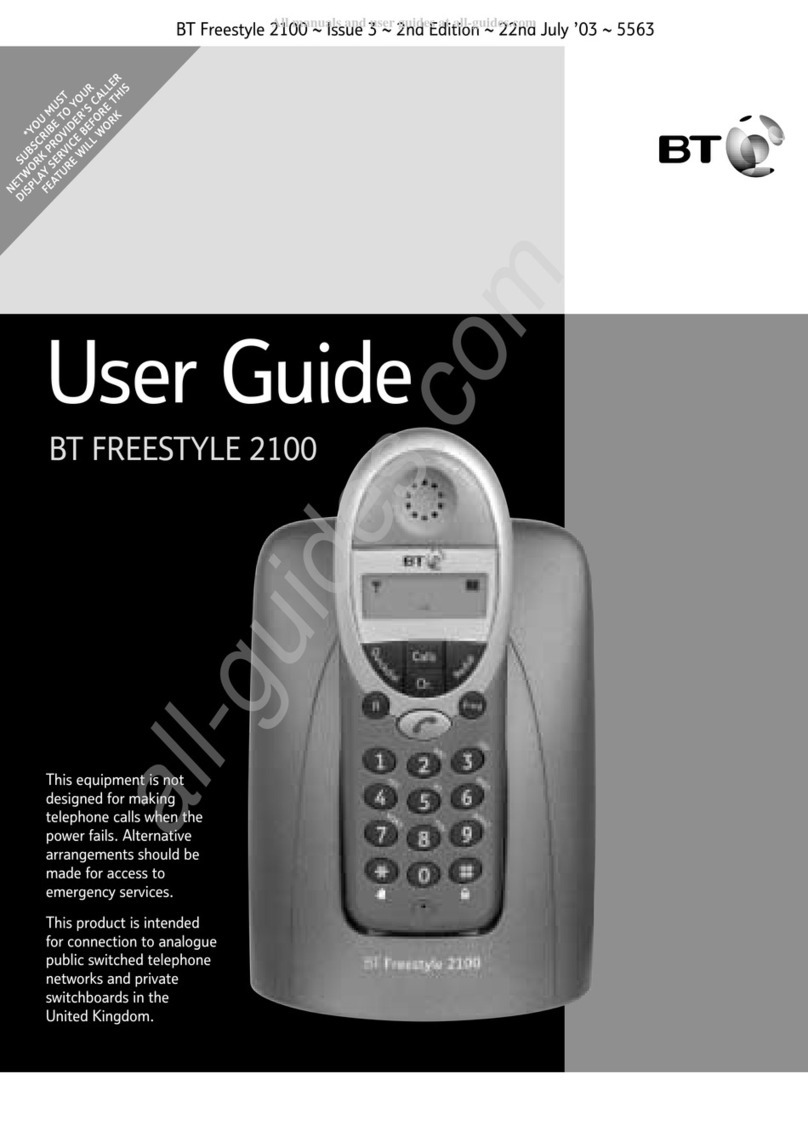 BT Freestyle 2100 user guide