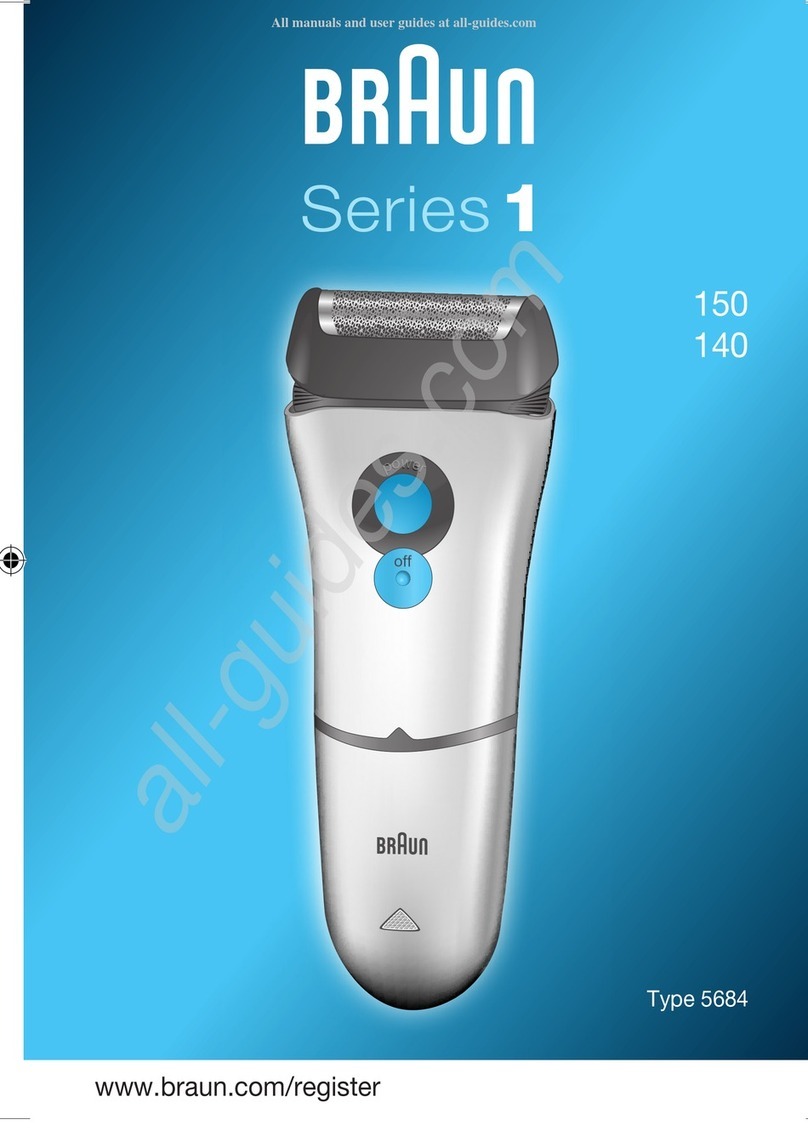 Braun Series 1 User manual Braun Series 1 User manual