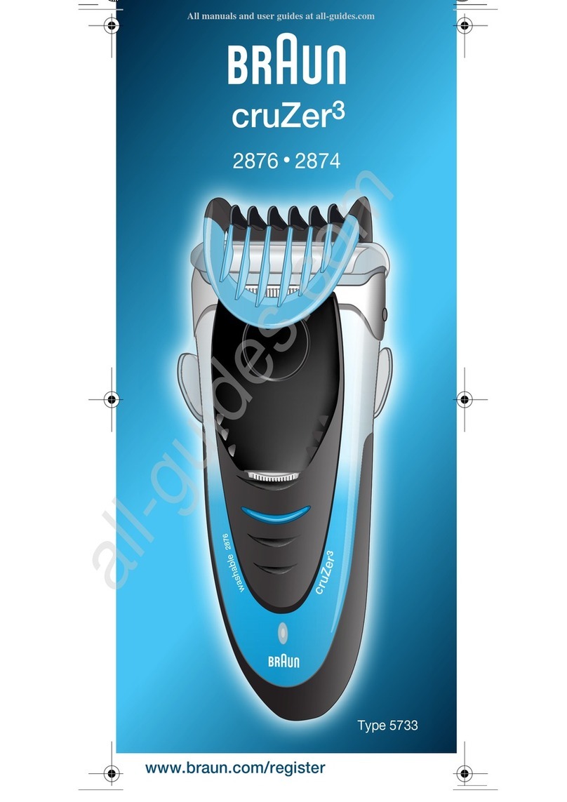 Braun Cruzer 3 2876 User manual Braun Cruzer 3 2876 User manual
