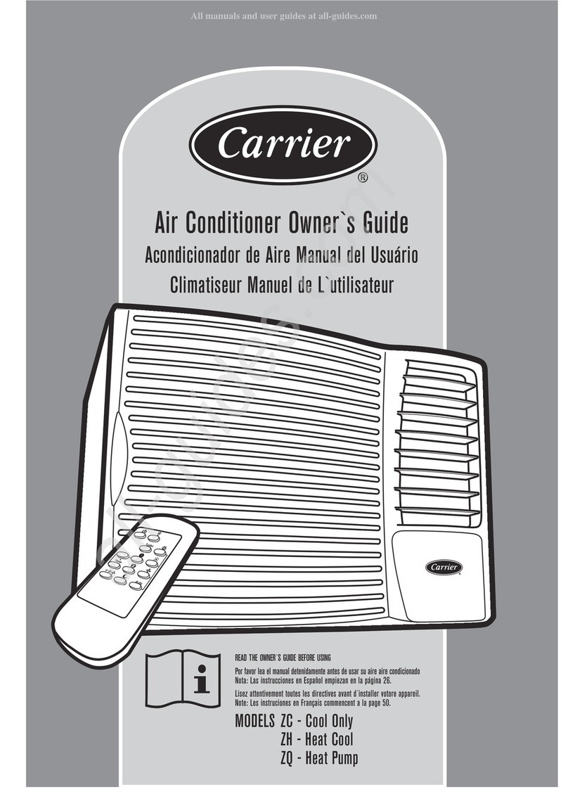 Carrier ZC Series User manual
