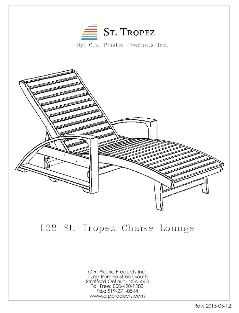 C.R. Plastic Products St. Tropez L38 quick start guide