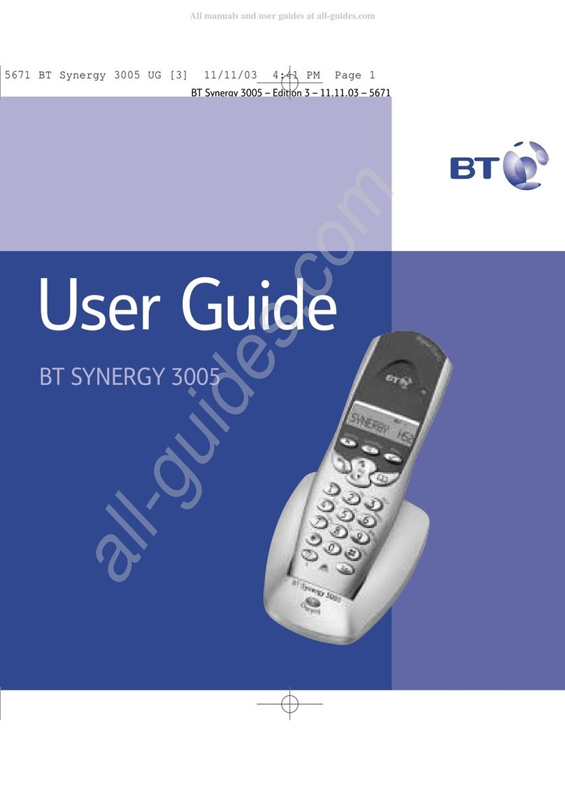 BT SYNERGY 3005 User manual