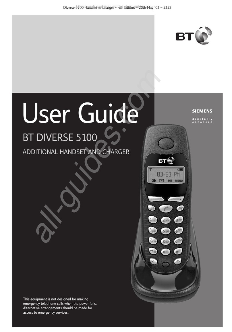 BT BT DIVERSE 5100 user guide