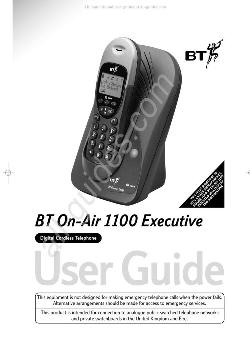 BT ON-AIR 1100 EXECUTIVE user guide
