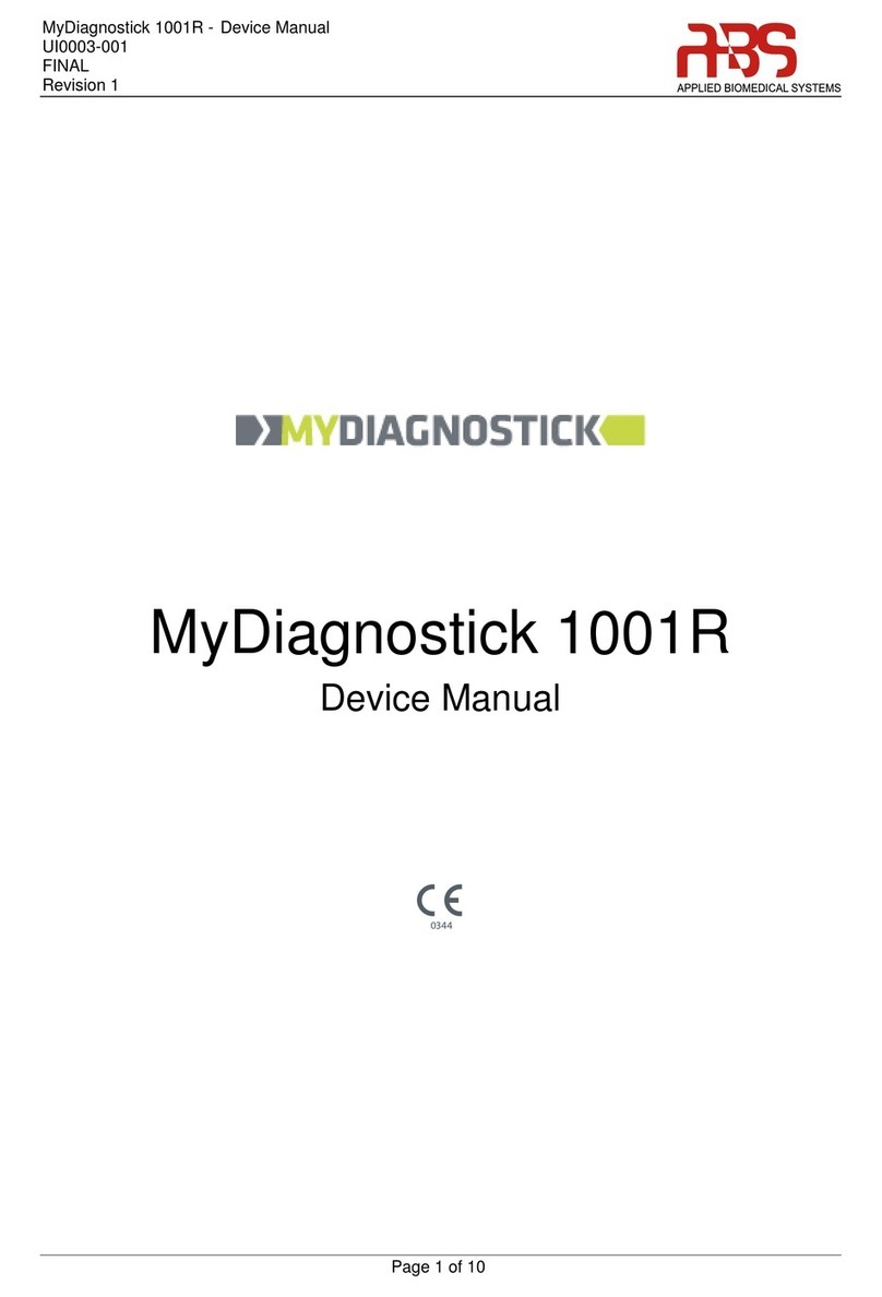 MyDiagnostick 1001R manual