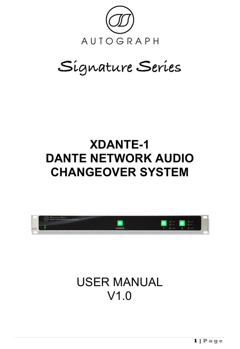 Autograph Signature Series User manual