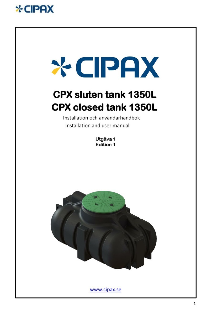 Cipax CPX Series Installation and user manual