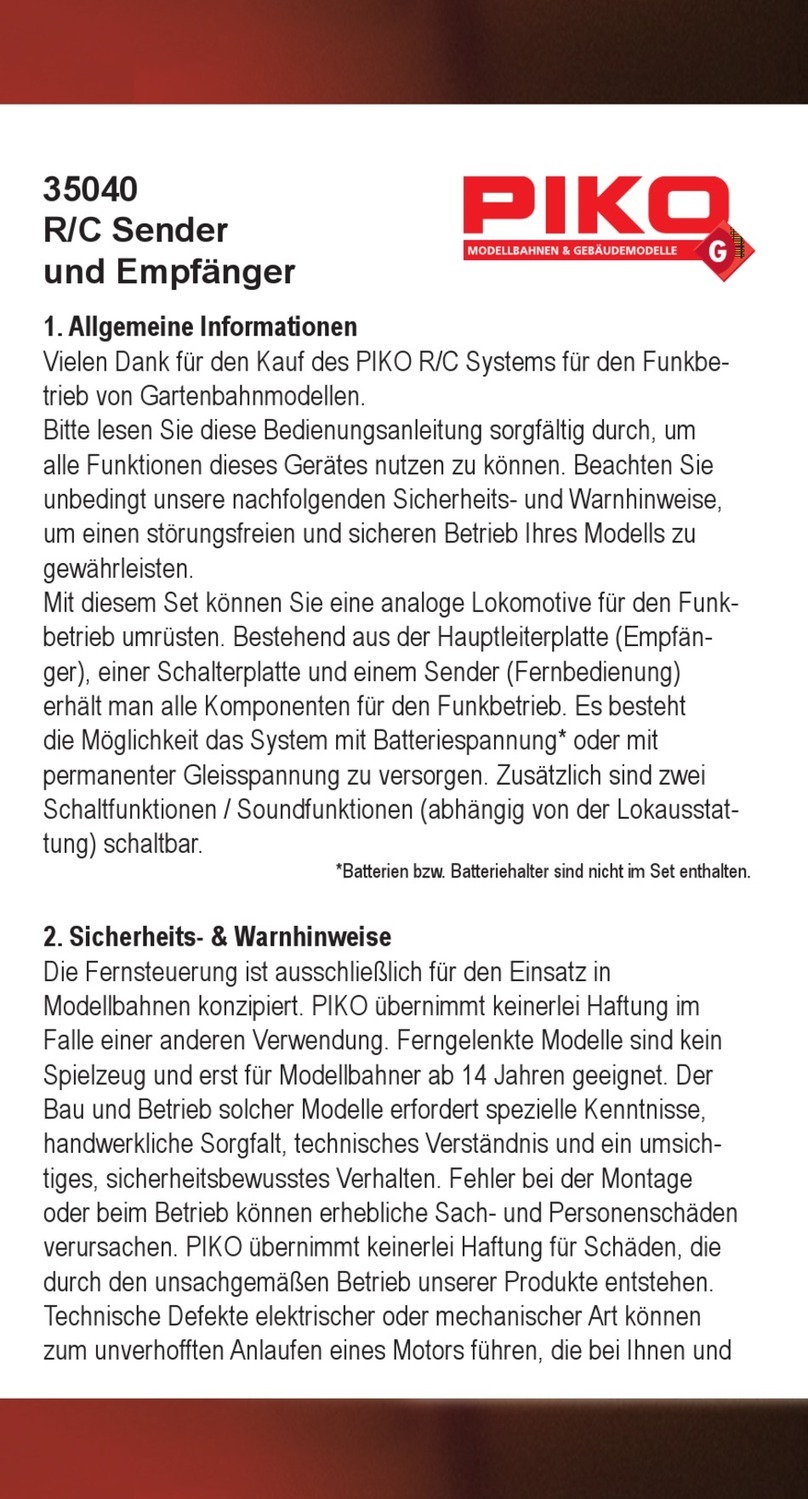 PIKO 35040 User manual