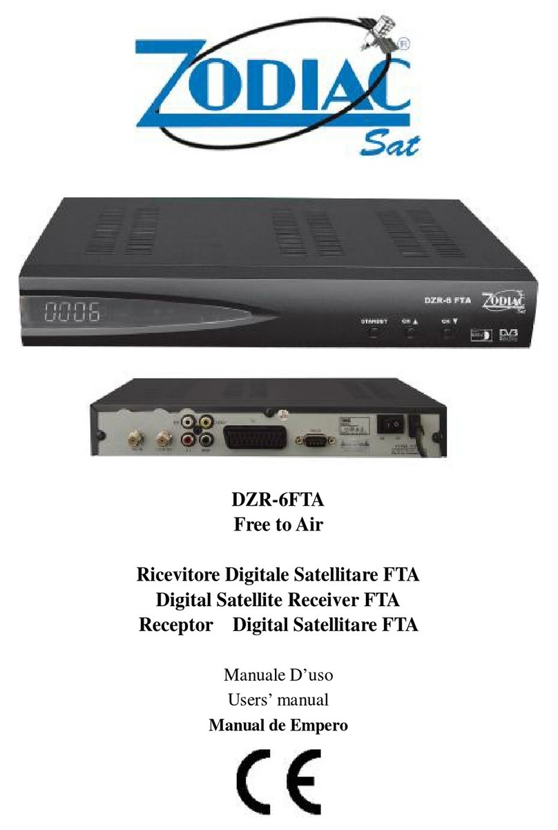 Zodiac DZR-6FTA user manual