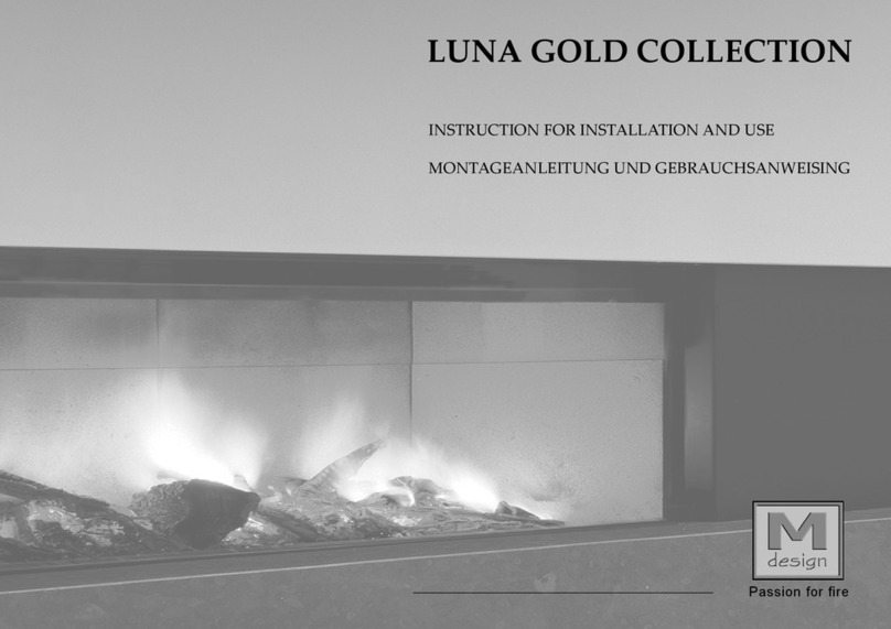 M Design Luna Gold Series Instructions for installation and use M Design Luna Gold Series Instructions for installation and use