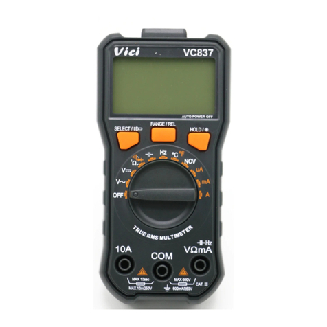 VICI VC837 Operation manual