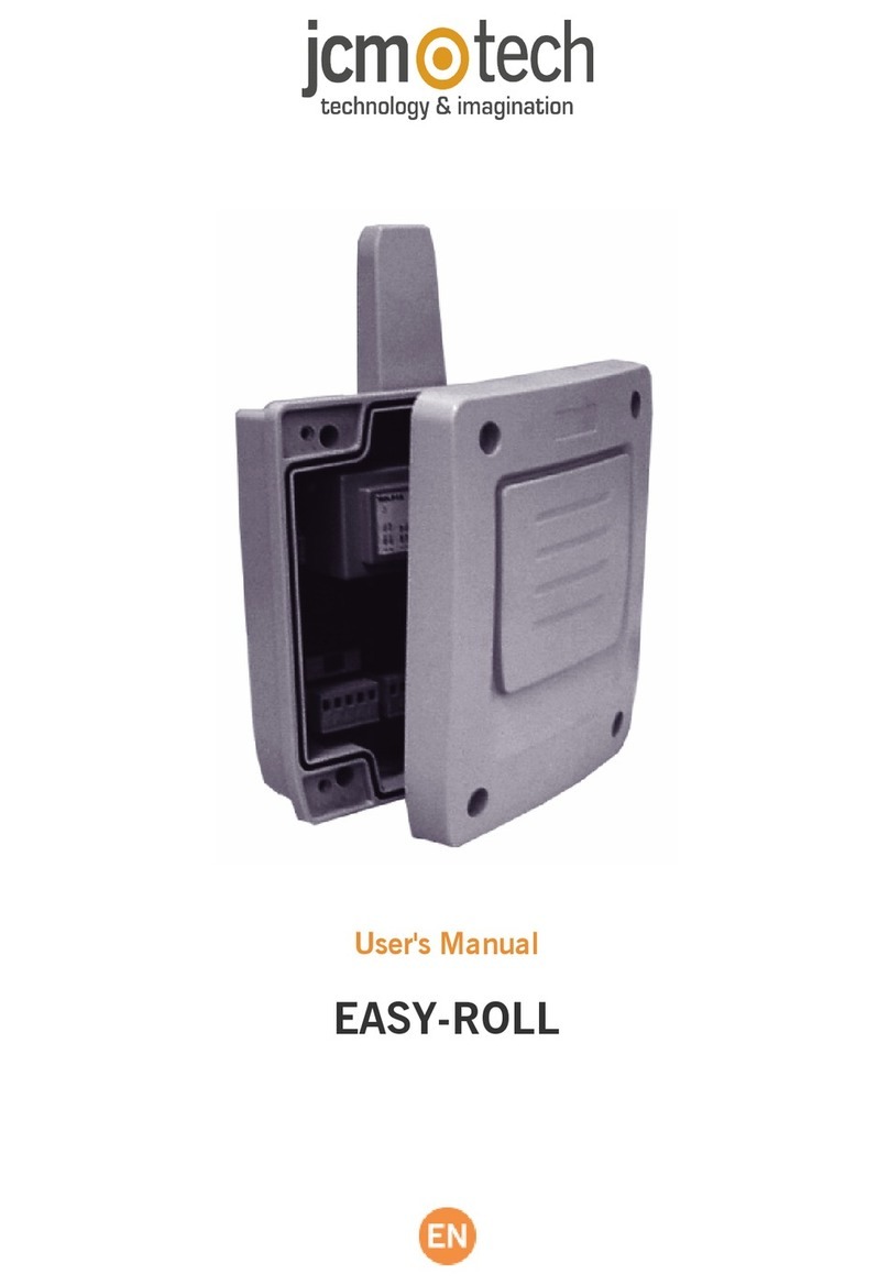 JCM Technologies EASY-ROLL User manual