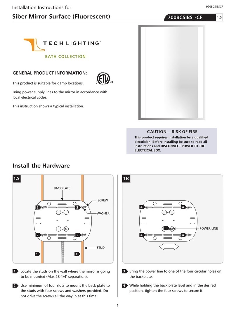 TECHLIGHTING 700BCSIBS-CF Series installation instructions