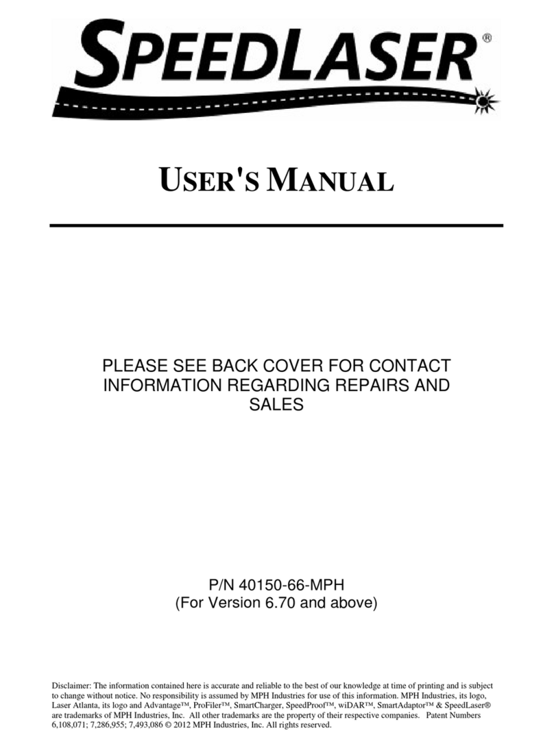 MPH Industries SpeedLaser B user manual