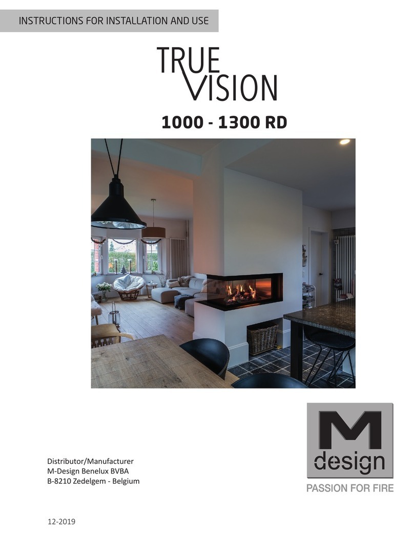 M Design True Vision 1000 RD User manual