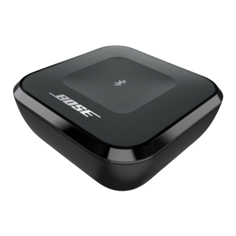 Bose Bluetooth Audio adapter User manual