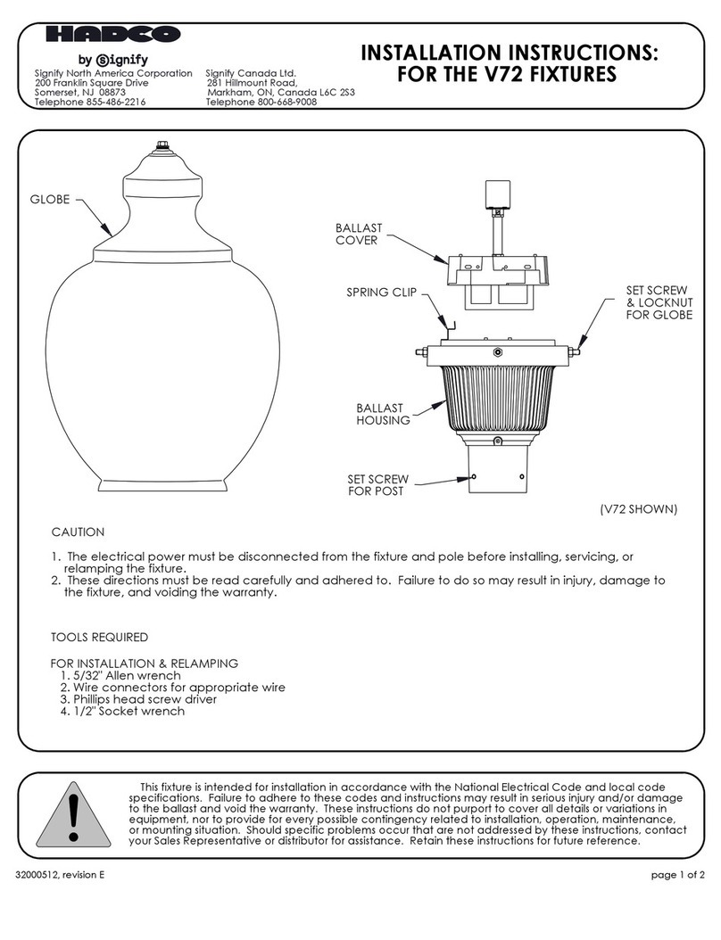 SIGNIFY HADCO V72 User manual