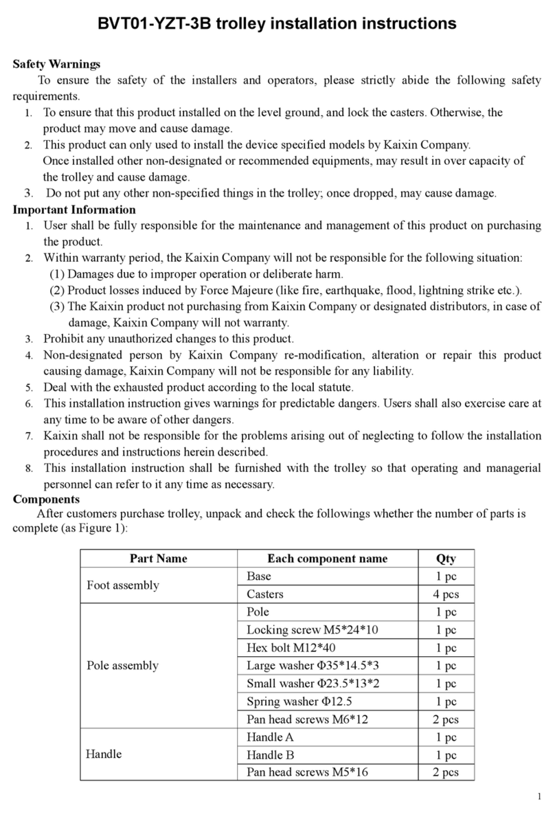 Kaixin BVT01-YZT-3B installation instructions
