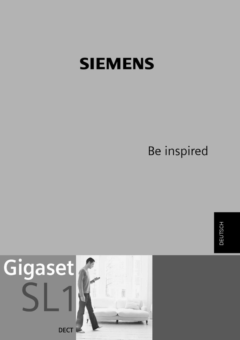 Siemens Gigaset SL1 professional User manual