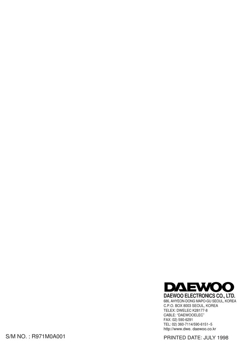 Daewoo KOR-971M0A Service manual