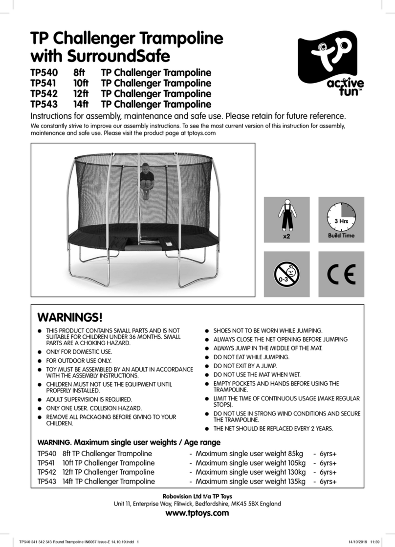 TP Challenger TP540 Instructions for assembly, maintenance and safe use
