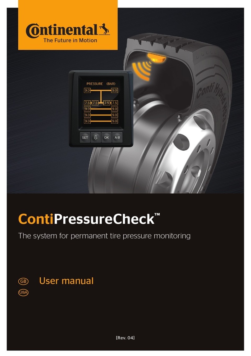 Continental Refrigerator ContiPressureCheck User manual