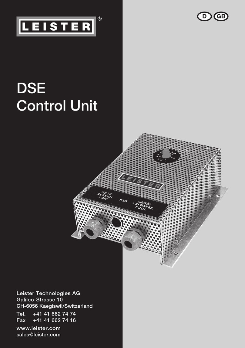 Leister DSE operating instructions