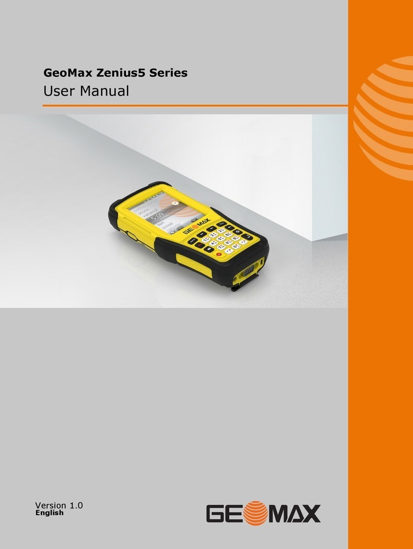 GeoMax Zenius5 Series user manual GeoMax Zenius5 Series user manual