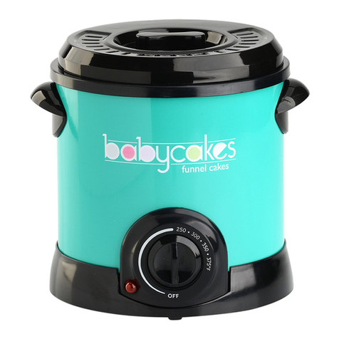 Babycakes DF-101 instruction manual