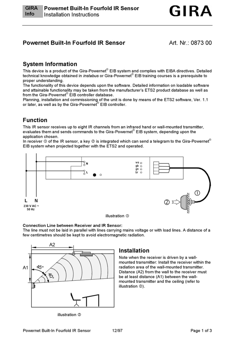 Gira 0873 00 User manual