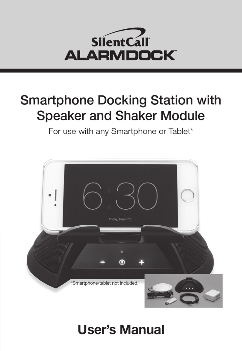 SilentCall ALARMDOCK User manual