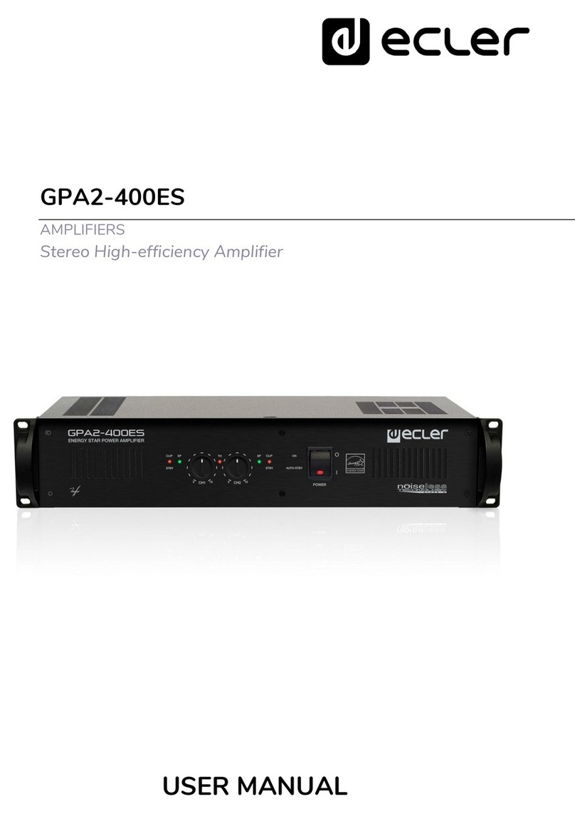Ecler GPA2-400ES User manual